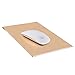 Qcute Mouse Pad, Gaming Aluminum Mouse Pad 9.45 X 7.87 Inch W Non-Slip Rubber Base & Micro Sand Blasting Aluminum Surface for Fast and Accurate Control (Large, Gold)