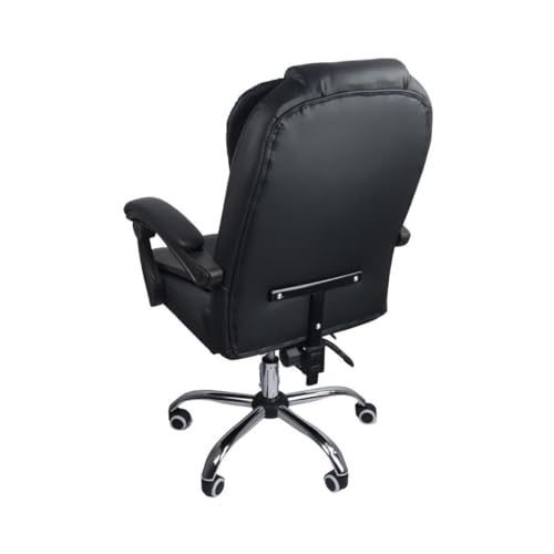 Cadeira De Escritório Presidente Reclinável Ergonômica - Preto