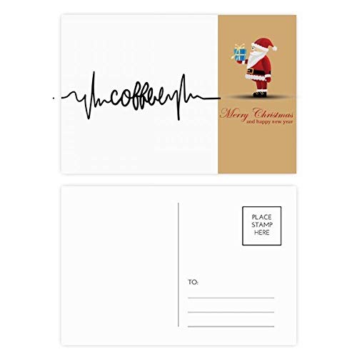 Cartes postales café Père Noël par 20 pour décorer votre coin café en hiver