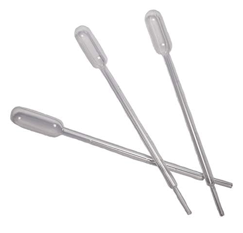 Transfer or Dropper pipet 1 and 3 ml Combo (200 droppers Each Size, 400 droppers/case)