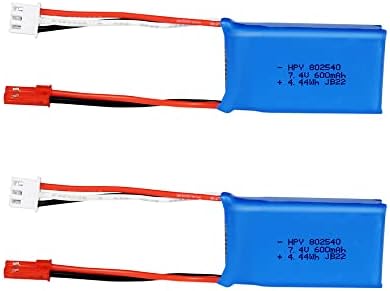 Batteria Li-Po 7.4V 2800mAh 20C Per Trasmettitori Radiolink RC3S, RC4GS, RC6GS – 2S, 83x40x17mm - copertina