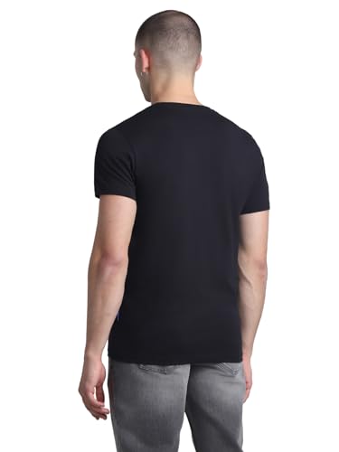 Image of Jack&Jones Men's Cotton Logo Print Slim Fit T-Shirt