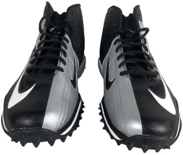 Nike Vapor Pro 3/4 Destroyer Turf Mid Men's Football Cleats Black Silver White Grey 527879-010 Size 17 M US
