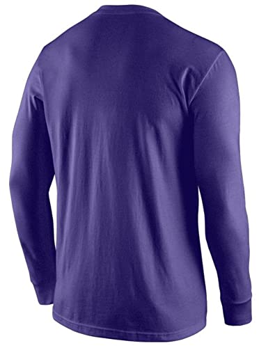 Image of NIKE Men's Team Legend Long Sleeve Training Top (Court Purple /Cool Grey, Large)