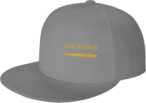 Ssbn 731 USS Alabama Adjustable Outdoor Baseball Hat Flat Hat