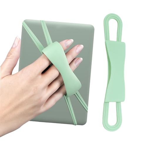 for Kindle Strap, for Kindle Hand Strap, for Kindle Straps, for Kindle Strap Holder for Hand, Grip Accessory for Reading in Bed, for 4.7-8" Kindle Paperwhite/Oasis/Kobo/E-Books/Tablets (Green)