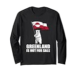 Grönland Steht Grönland Flag Bear Greenlanders Langarmshirt
