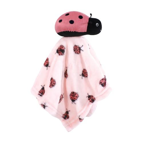 Image of Hudson Baby Unisex Baby Animal Face Security Blanket, Butterfly 3-Pack, One Size