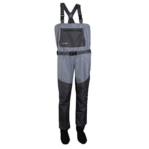 Fishing Waders Étanches Évite l'Humidité avec Ce Pantalon de Pêche Respirant à Poche Zippée
