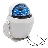 Haute précision : cadran équilibré individuellement pour plus de précision. La direction de la boussole est la même que celle de l'avant du véhicule.