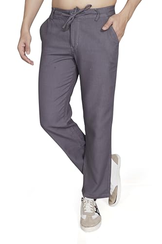 Image of DIVISIVE Men's Relaxed Fit Cotton Linen Blend Trousers