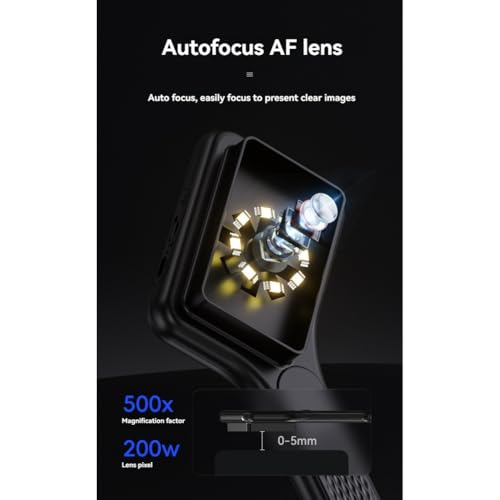 Microscope numérique de poche AF 500x avec écran de 3 pouces