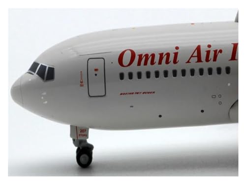 Regalo para apasionados de la aviación: avión a escala Omni Air Boeing B767-200ER die-cast 1:400 3