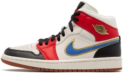 red and blue shoes jordans