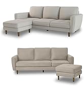 グレー　ソファ　2人　3人　カウチ付き　L字 グレー ソファ 2人 3人 カウチ付き L字 【公式通販】