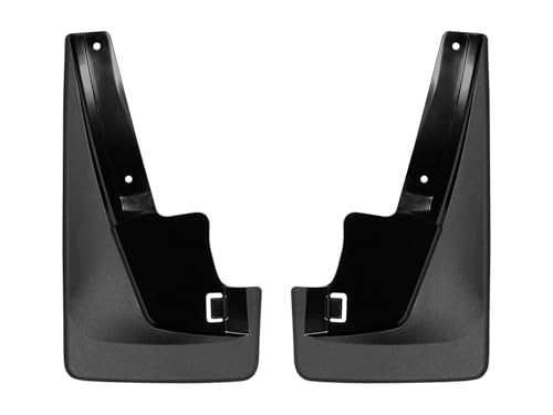 WeatherTech Custom No Drill Splash Guard MudFlaps for Dodge Durango, Front Pair (110124), Black