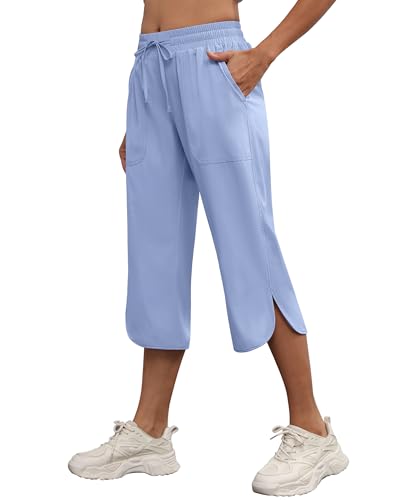 Pantalon capris à jambe large YuKaiChen parfait pour vos randonnées d'été