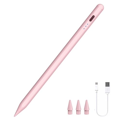 Stylus Pen for iPad - 3rd Gen & 3X Fast Charging Apple Pencil Tilt Sensitivity Palm Rejection, Compatible with Apple iPad Pro/Air/mini (2018-2025 Models)