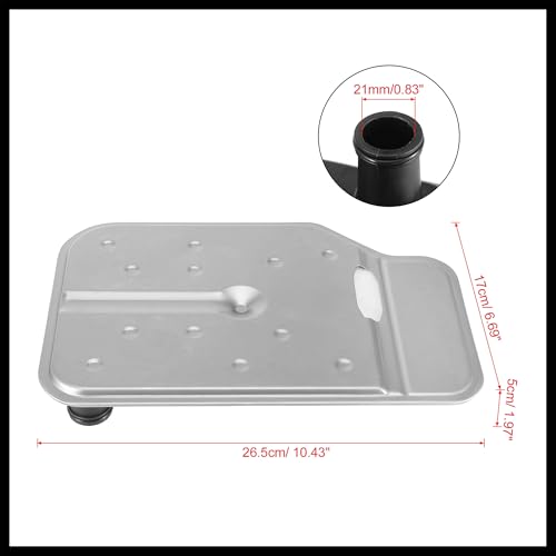 Hihaha Automatic Transmission Filter Oil Pan Gasket Kit for Mercedes-Benz W221 W219 722.9 2202770695 2202770395 2212770095 2212770195 Replacement Durable Material