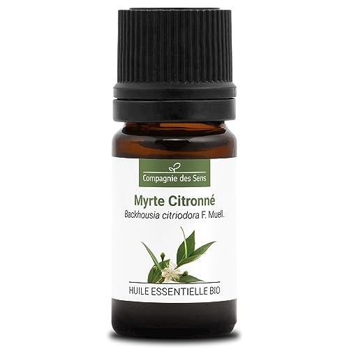 MIRTO LIMONE (Backhousia Citriodora) BIO - 5mL - Olio Essenziale di Qualità Premium - 100% Puro, Naturale, chemotipato e integrale