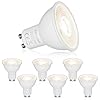 Dehobo GU10 LED Lampadine, Lampadina da Luce Naturale 4000K 480 Lumen 6W (Equivalente a 60 W) per Lampade GU10, Adatte per Faretti Soggiorno, Cucina, Pacco da 6
