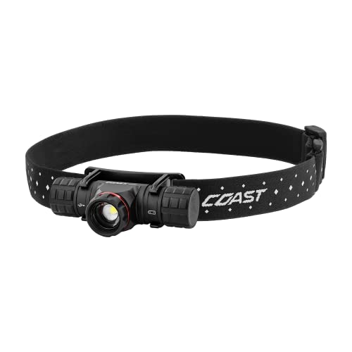 Coast XPH30R 1000 Lumen USB-C Rechargeable Dual Power Headlamp with Twist Focus Beam and Magnetic Base #1