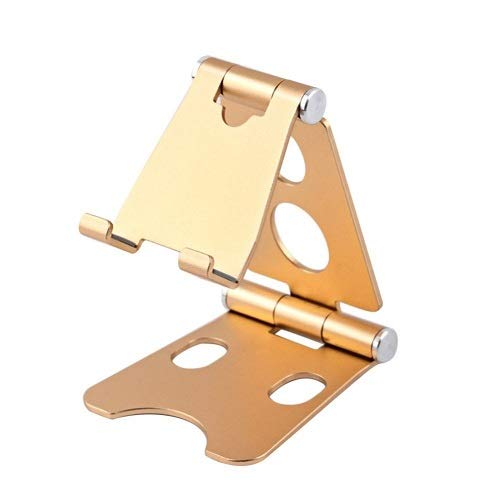 Suporte de Mesa Articulado De Celular Dourado Lingchen