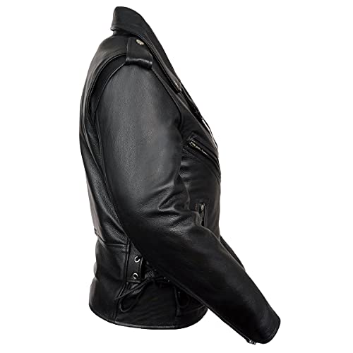 Image of Milwaukee Leather Women's Classic Premium Leather Motorcycle MC Style Riding Jacket
