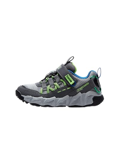 Skechers Garçon 406423l Chbk Basket solide et facile à enfiler pour l'école