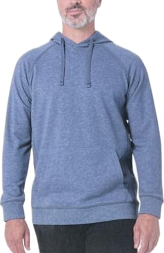 32º DEGREES 32 Degrees Men’s Comfort Terry Pullover Hoodie (US, Alpha, Large, Regular, Regular, Blue)
