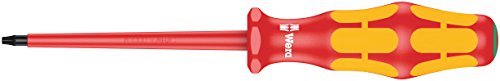 Wera 05006184001 8 x 80 mm TX 167i VDE Insulated Screwdriver for TORX Screws - Silver