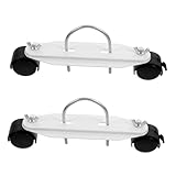 Gogogmee Kit de Ruedas Giratorias para Radiador Eléctrico Soporte Portátil Estable y Seguro con Base Resistente para Estufas de Aceite y Calefacción Móvil Hogar y Oficina