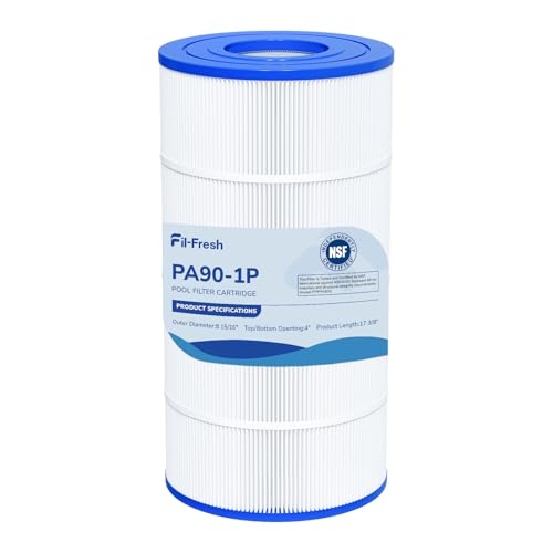 Fil-fresh C900 Pool Filter Cartridges Compatible with Hayward C900 Replacement for Pleatco PA90 Hayward CX900RE Unicel C-8409 90 sq.ft