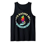 Prefiero hacer windsurf Tabla de Windsurf Vela Paddle Windsurfer Camiseta sin Mangas