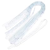 Ipetboom 20 Stück Teiliges Transparente Kunststoff Kleiderbügel verbindungsstreifen mit Rutschfestem Design Platzsparend und Stabil für Kleiderschränke Garderoben und Bekleidungsläden