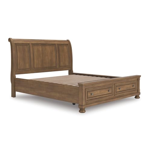 Image of Signature Design by Ashley California King Platform Storage Sleigh Bed