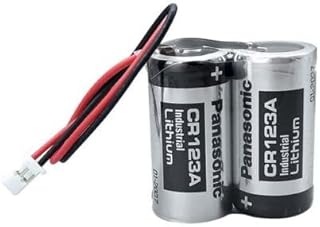 YICUAA for Panasonic Industrial CR123A Lithium Battery 3V (CR123A/MR-BAT6V1SET/2CR17335A)