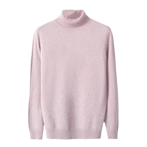 Men's Warm High Neck Sweater Casual Comfortable Pullover Sweater Male