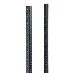 RIVECO – RIVECO 16U Rackschienen, 3,0 mm Dicke, Stahl, konische Löche