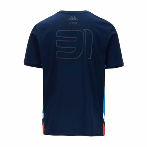 Image of Kappa 2023 Alpine Esteban Ocon T-Shirt (Light Grey)