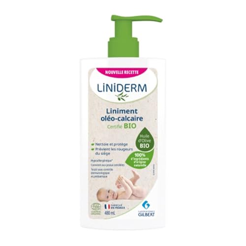 Gilbert Liniderm Bio Oleo-Calcaire Liniment - Botella con bomba (480 ml)