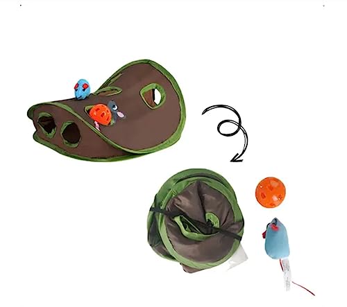 Brinquedo Toca Pet Caça Gato Bolinha - Interativo