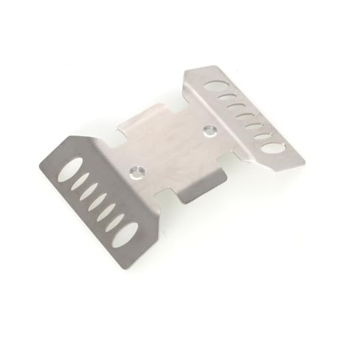 Skid plate Axial SCX10 III en acier inoxydable pour protection châssis RC Crawler