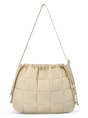 Sac à main matelassé grand confort avec bandoulière large en nylon