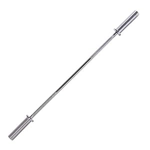 4FT / 5FT Olympic Barbell Weight Bar Barbell Curve Bar for 50mm Weight Panel with 2 Collars, Professional Beginner Home Fitness