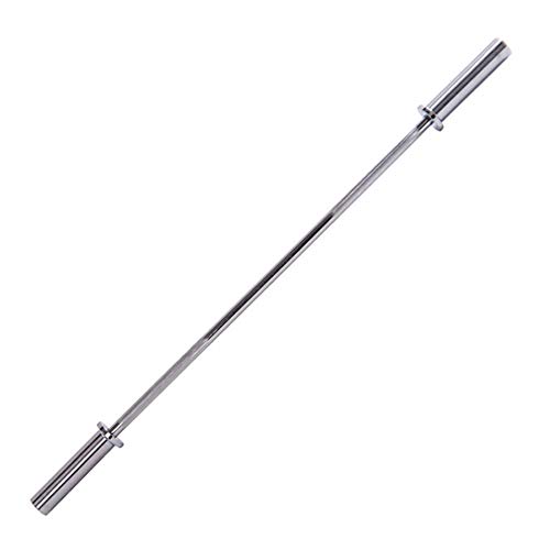 4FT / 5FT Olympic Barbell Weight Bar Barbell Curve Bar for 50mm Weight Panel with 2 Collars, Professional Beginner Home Fitness