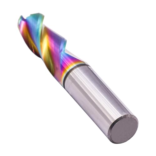 Image of 1 /2 inch 3 Flute 37 Helix Solid Carbide Ball Nose End Mill, DLC Coated | Ball End, 1 /2 inch Cutting Dia, 1 /2 inch Shank Dia, 1-1 /4 inch Length of Cut, 3 inch Overall Length, for Milling Aluminum and Copper