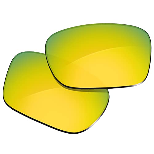 Glintbay 100% Precise-Fit Replacement Sunglass Lenses for Spy Optic Discord - Polarized 24K Gold Mirror -  S01DD-P24KGM
