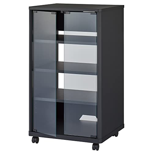 オーディオラック ガラス扉付き 棚板4枚付属 キャスター付 Amazon | ハヤミ工産 オーディオラック ガラス扉付き 棚板3枚付属