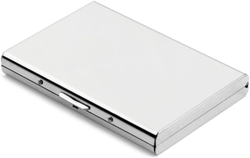 Stainless Steel Bank Credit Card Holder for Men Anti Protect Travel ID Cardholder Women RFID Wallet Metal Case(2)